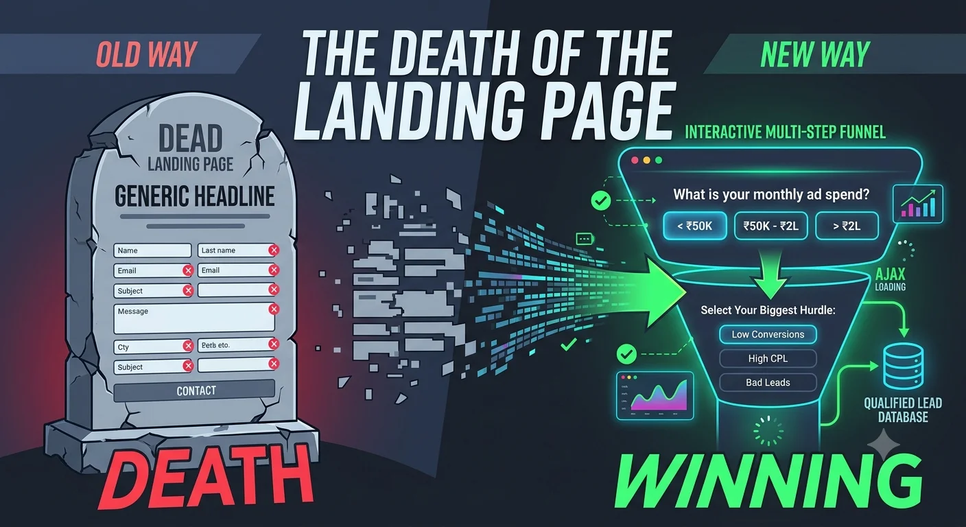 The Death of the Landing Page: Why Multi-Step Funnels are Stealing All Your Clients