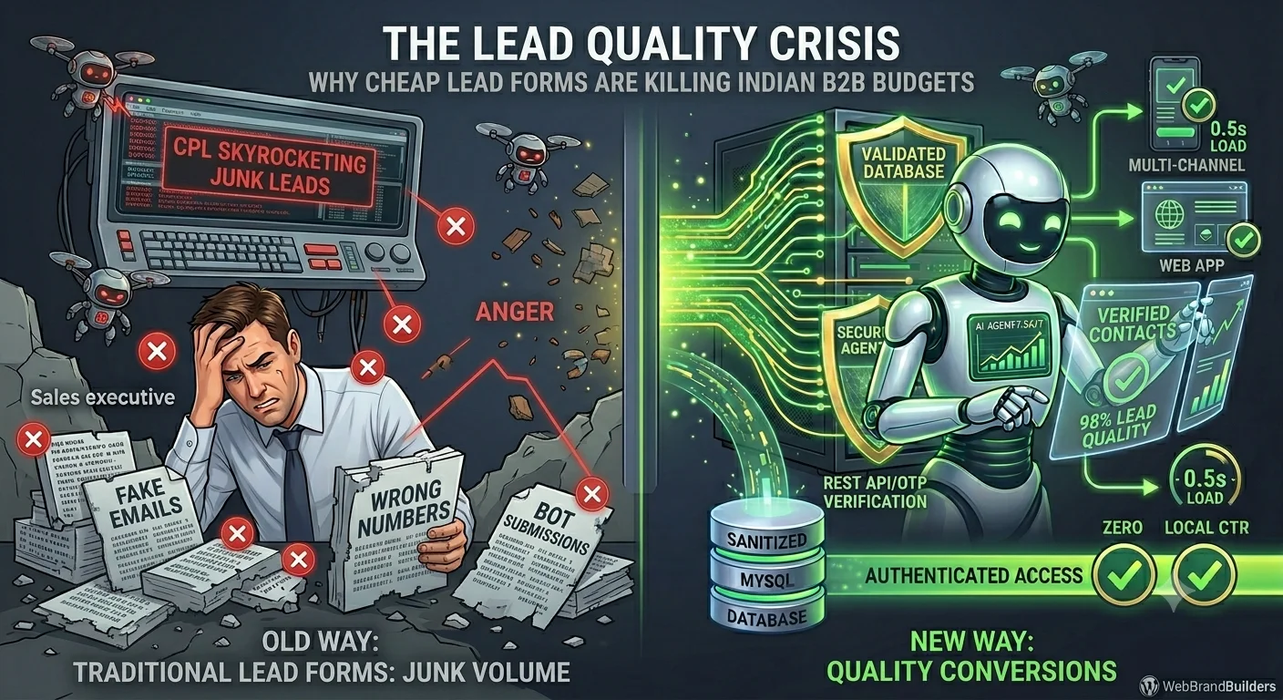The Lead Quality Crisis: Why Cheap Lead Forms are Killing Indian B2B Budgets