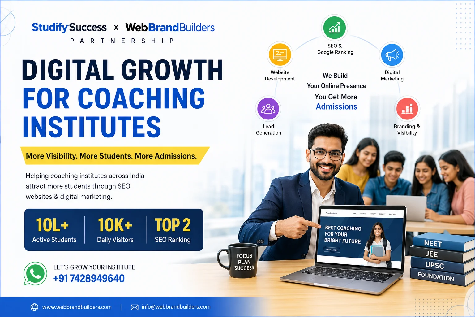 How Coaching Institutes Can Grow Online with SEO & Digital Marketing in India