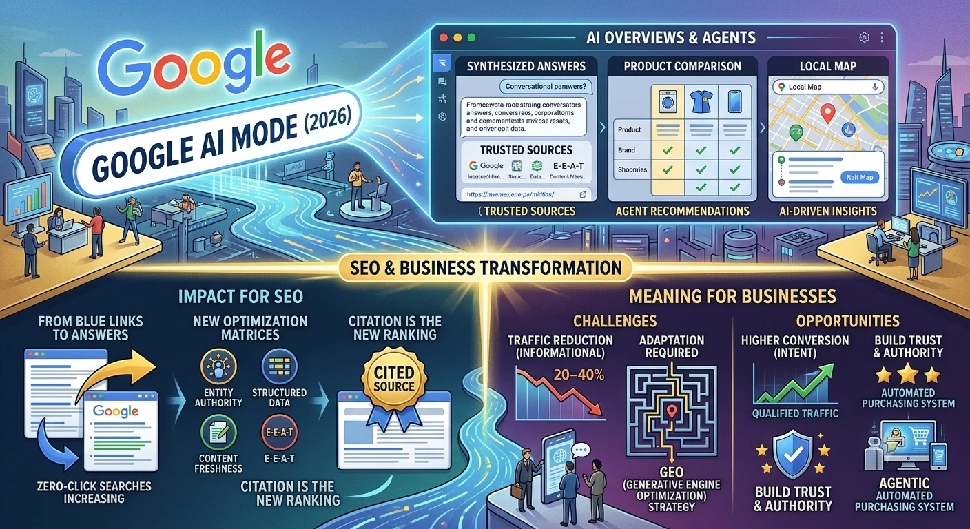 Google AI Mode Is Expanding: What It Means for SEO and Businesses in 2026